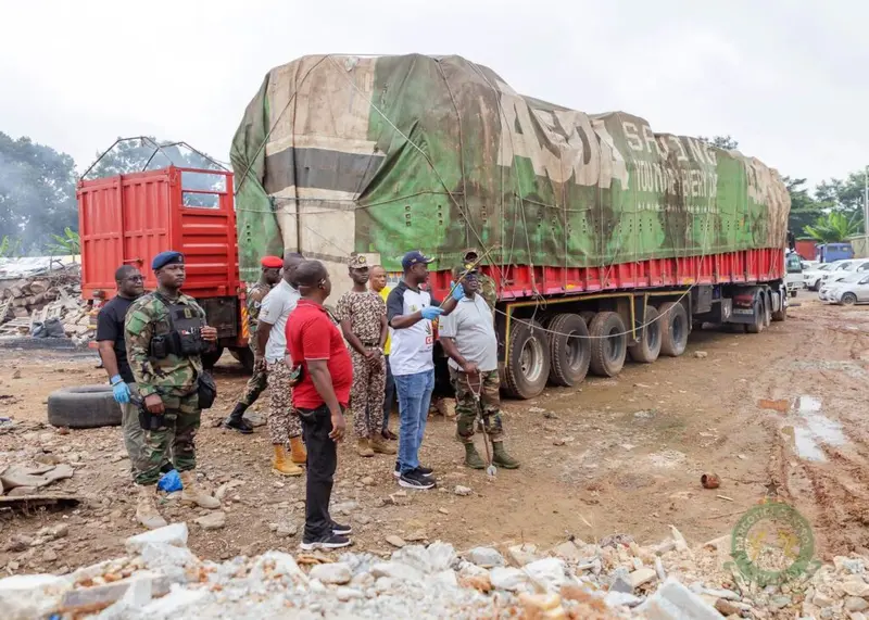 NACOC boss leads staff for final day of nationwide clean-up exercise