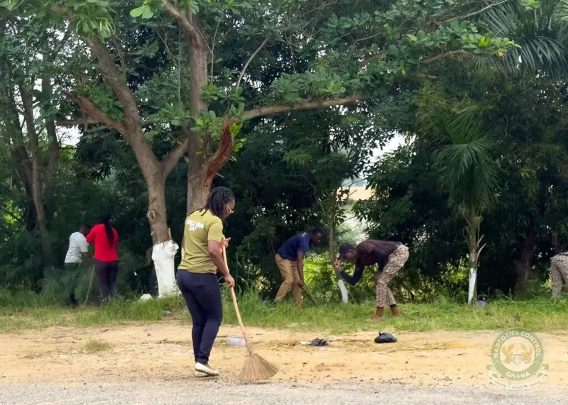 NACOC management, staff join nationwide clean-up exercise