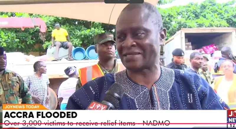 Over 3,000 flood victims in Ayawaso central receive relief items from NADMO, Qatar Charity