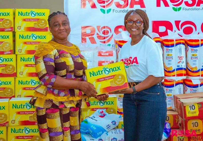 ROSA Foundation-Africa donates supplies to Akropong School for the Blind