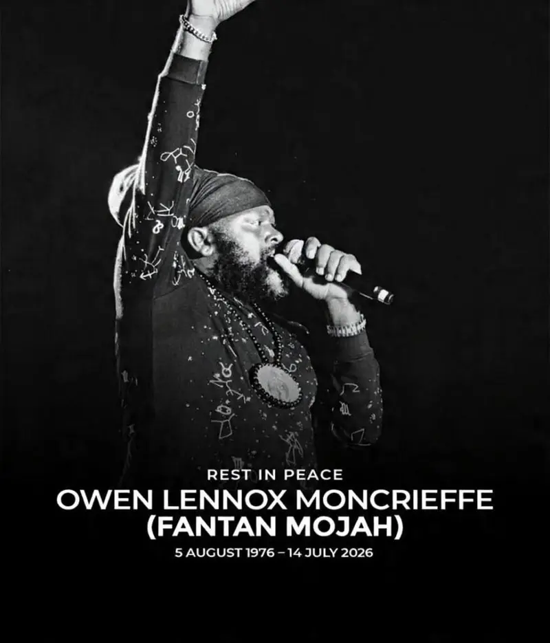 Stonebwoy pays emotional tribute to Fantan Mojah after reggae star's death
