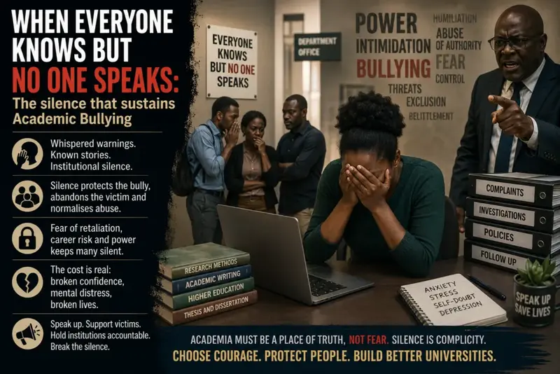 When everyone knows but no one speaks: The silence that sustains Academic Bullying