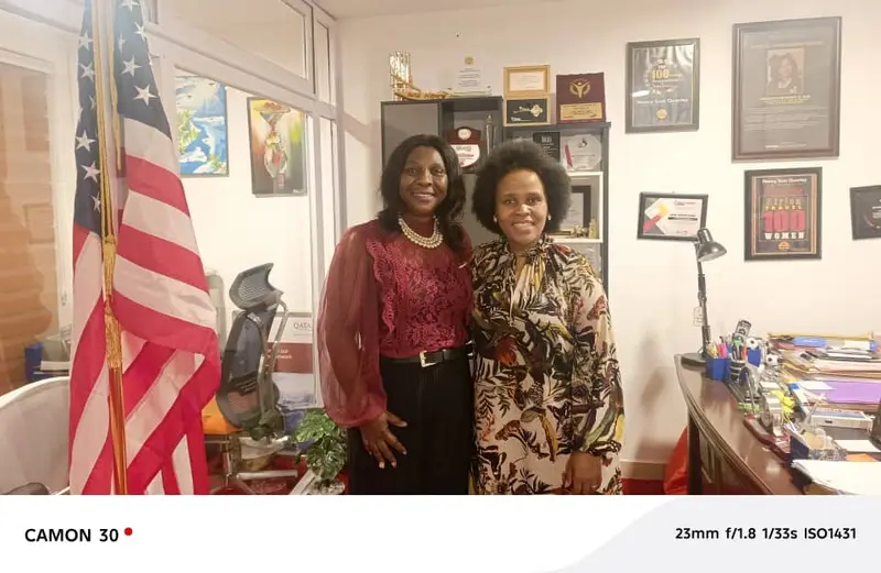 Ambassador Nancy Sam meets South Africa's Thanda to strengthen Africa tourism collaboration