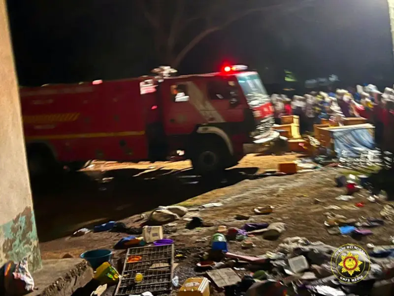 Fire destroys dormitory at Wa Islamic SHS (Photos)