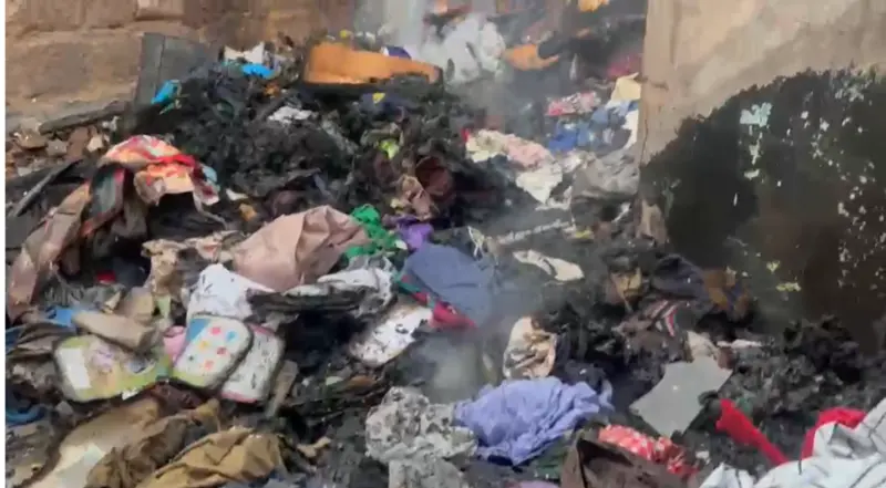 Fire destroys part of late Murtala Mohammed's family home in Tamale