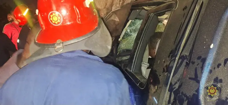 Firefighters rescue accident victim, recover GH¢50K, over US$5,000 and other valuables