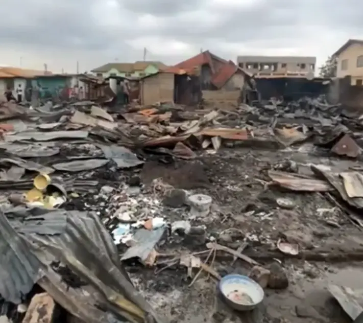 Gas explosion sparks massive fire at Spintex Coastal Estate