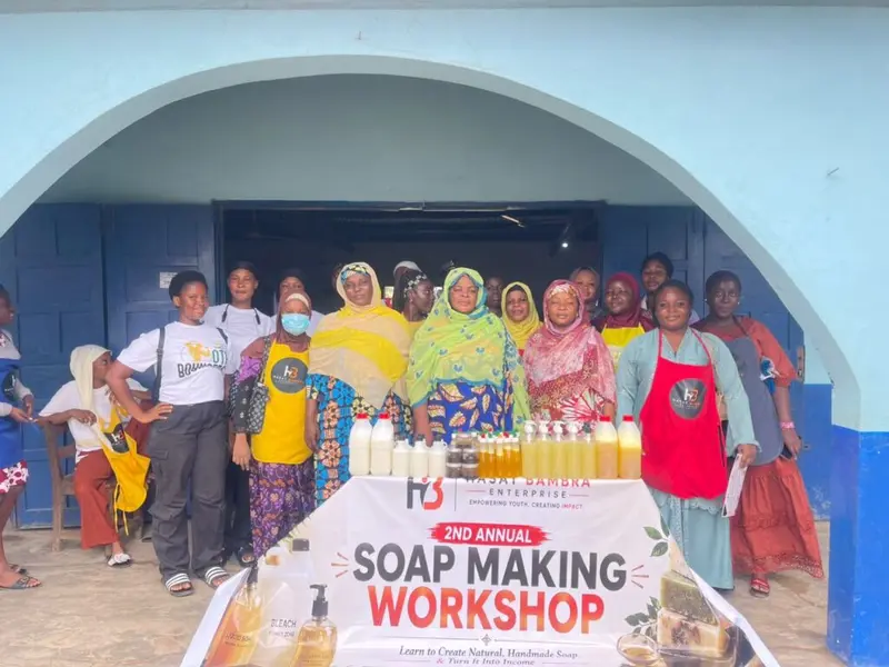 Hasat Bambra Enterprise trains 23 youth in soap-making and entrepreneurship