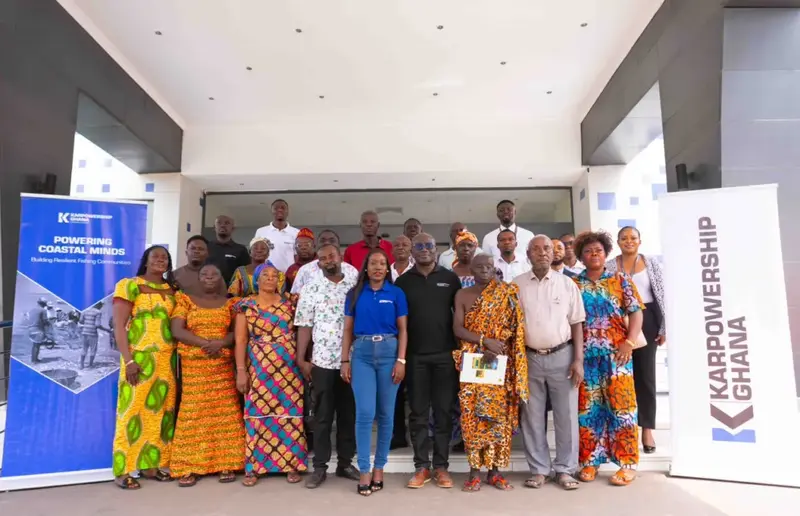 Karpowership Ghana trains fisherfolk on fire safety, hygiene and financial management