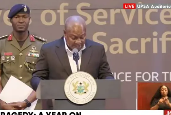 'Life is fragile, service is sacred' - Mahama reflects on helicopter crash victims one year on