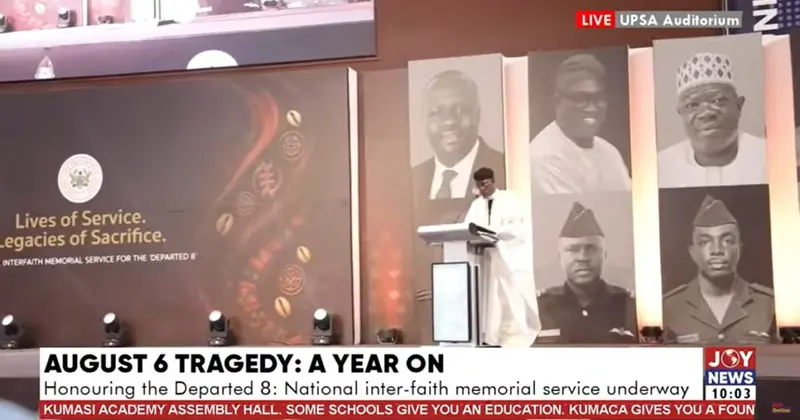 Livestream: Gov't holds interfaith memorial service for victims of August 6 helicopter crash