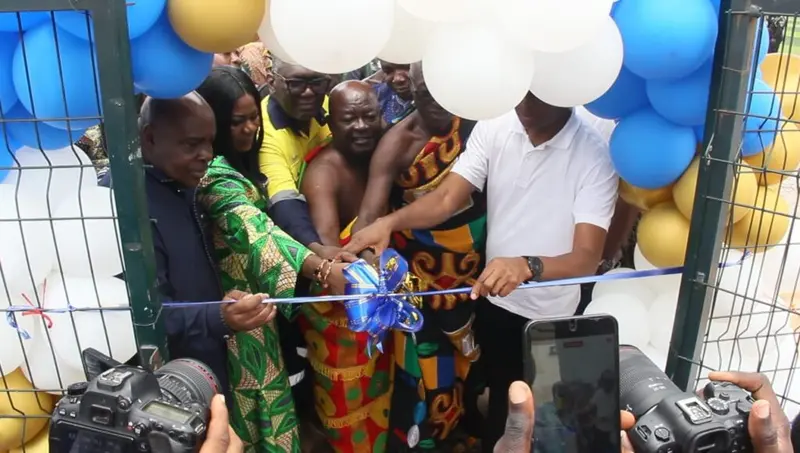 Minerals Commission commissions astro turf sports complex at Kenyasi