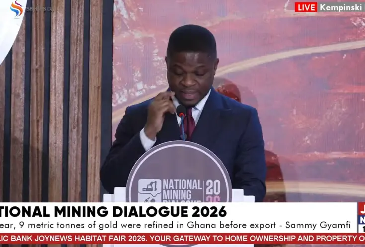 Nearly 9 metric tonnes gold refined locally this year - Sammy Gyamfi