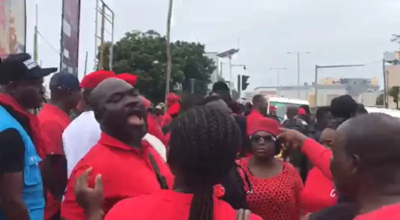 NPP's 'Democracy Under Attack' demo underway in Accra