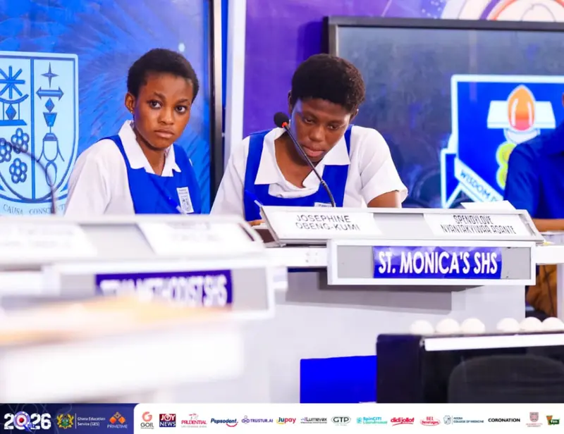 NSMQ 2026: St. Monica's SHS snatch one-eighth ticket from Amenfiman SHS in dramatic showdown