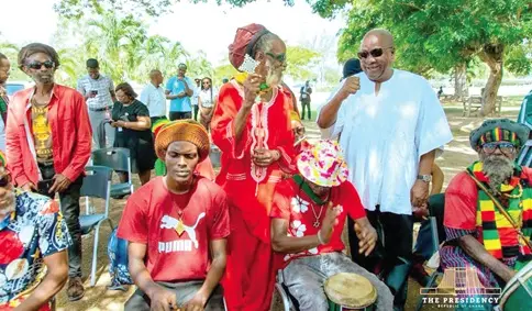 President Mahama concludes Jamaica visit with Seville Heritage Park tour
