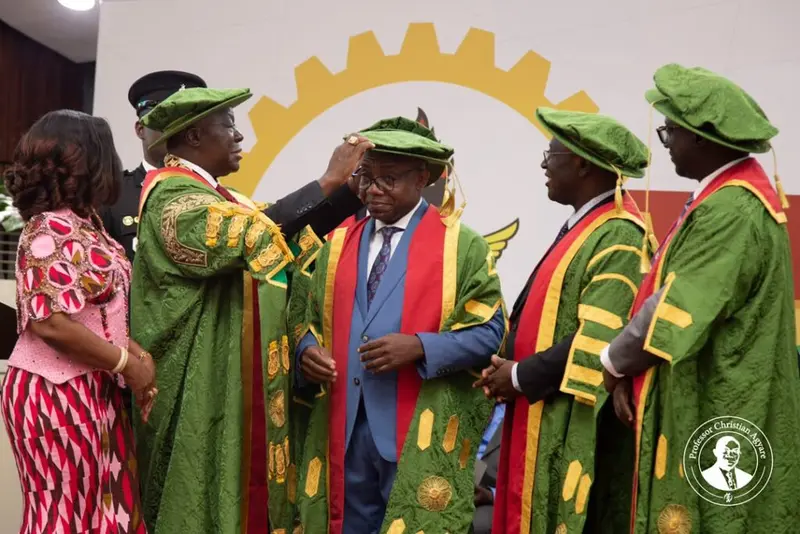 Prof. Christian Agyare officially assumes office as KNUST's 13th Vice-Chancellor