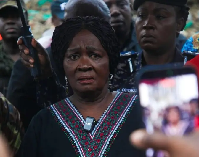 Vice President Naana Jane recounts shock and disbelief after helicopter crash tragedy