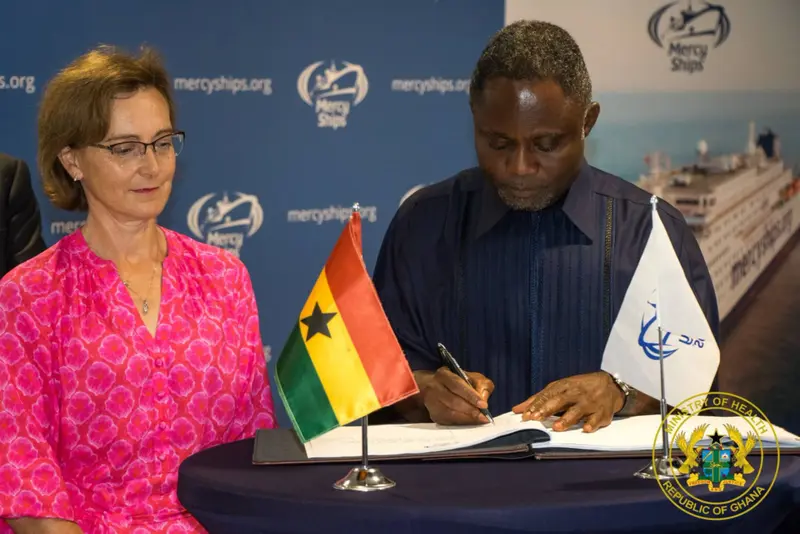 World's largest hospital ship arrives in Ghana for 10 months of free surgeries