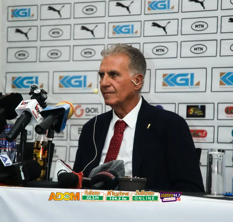2027 AFCONQ: Black Stars are facing challenges, not a crisis - Carlos Queiroz