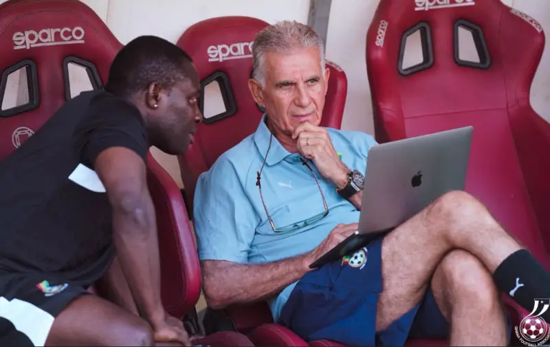 2027 AFCONQ: Carlos Queiroz adds nine players to Ghana squad for Ivory Coast and Gambia games