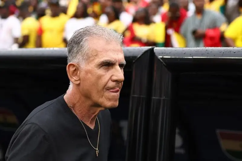 2027 AFCONQ: Carlos Queiroz stands by referee criticism after Ghana's defeat by Ivory Coast