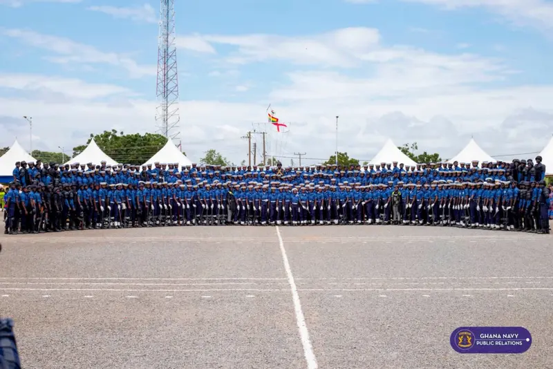 346 Ghana Navy recruits pass out after 26 weeks of intensive training