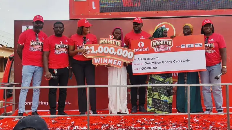 45-year-old Prang resident wins GH¢1 million in Telecel "M'Ahitti" promo