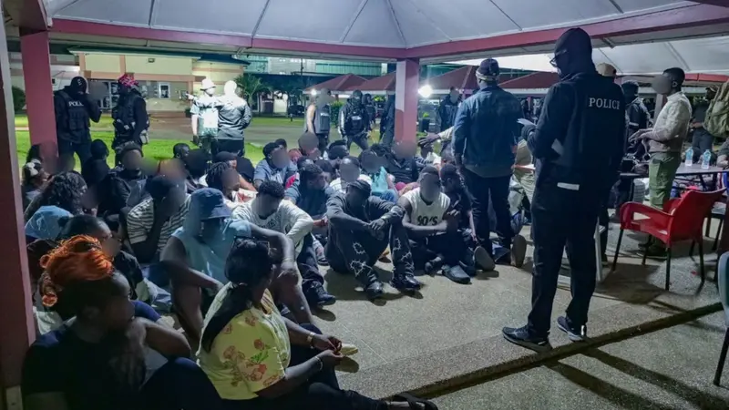 64 arrested over alleged unlawful possession of firearms at Achimota lounge