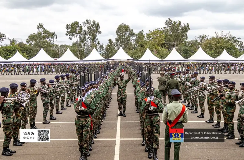 646 military recruits pass out after six-month infantry training at Shai Hills