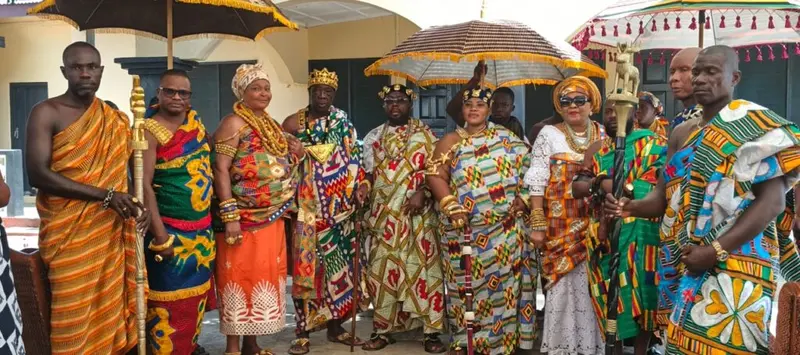 Anlo Royal Heritage welcomes Gomoa Amanful Benkumhene in celebration of shared ancestry and culture