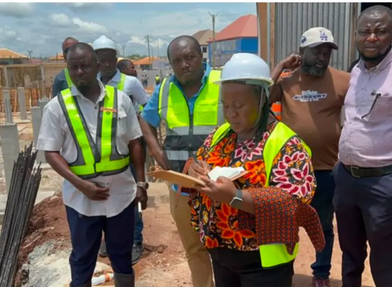 Bono East Minister impressed with progress on Techiman 24-hour economy market project