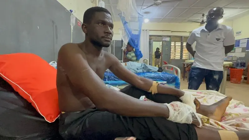 Civilian hospitalised after alleged machete attack by prison officers, inmates