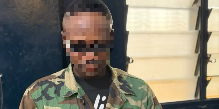 Ex-convict arrested for allegedly posing as soldier and extorting residents in Ashaiman