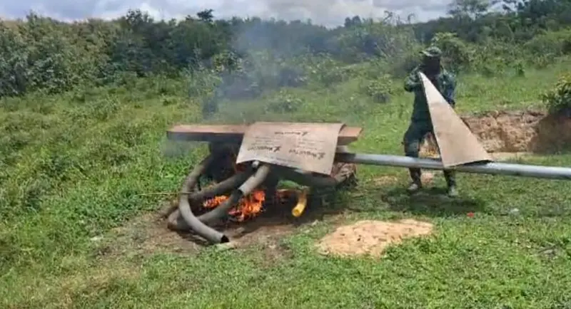 Forestry Commission arrests 12 illegal miners, impounds three excavators in South Formangso Forest Reserve
