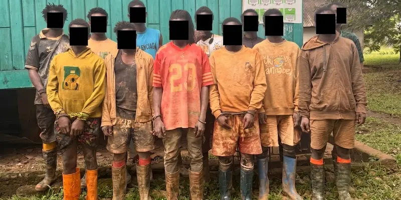 Forestry Commission arrests 12 illegal miners in Atewa Forest