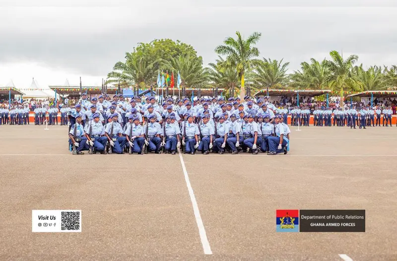 Ghana Air Force passes out 293 recruits after six months of intensive training