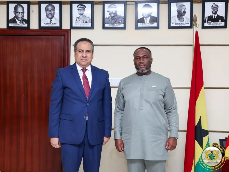 Ghana, Egypt deepen defence cooperation as Egyptian Ambassador meets Defence Minister