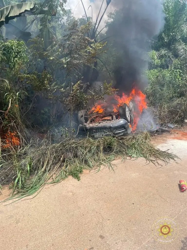 GNFS responds to separate fire incidents at Anyinam, Akyem Asafo