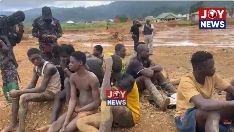 'I was planning to leave' - Mason, others arrested in Osino galamsey raid speak