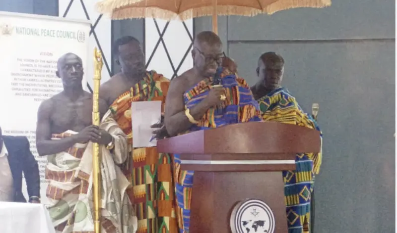Investing in jobs, livelihoods critical to sustaining peace - Omanhene
