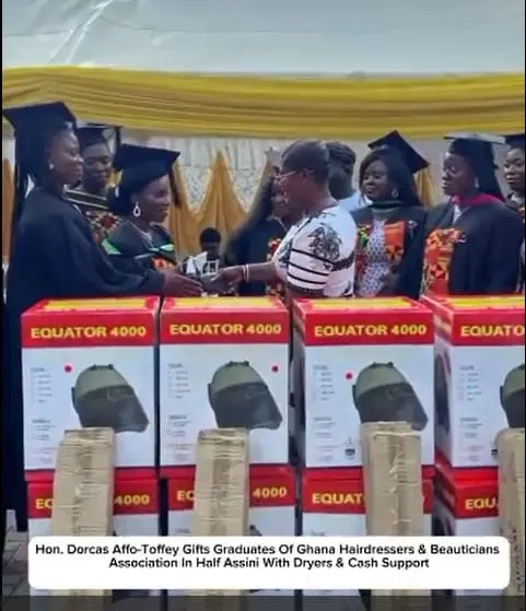 Jomoro MP supports GHABA graduates in Half Assini