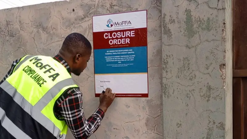 Mortuaries and Funeral Facilities Agency gives unlicensed mortuaries 10 days to regularise operations