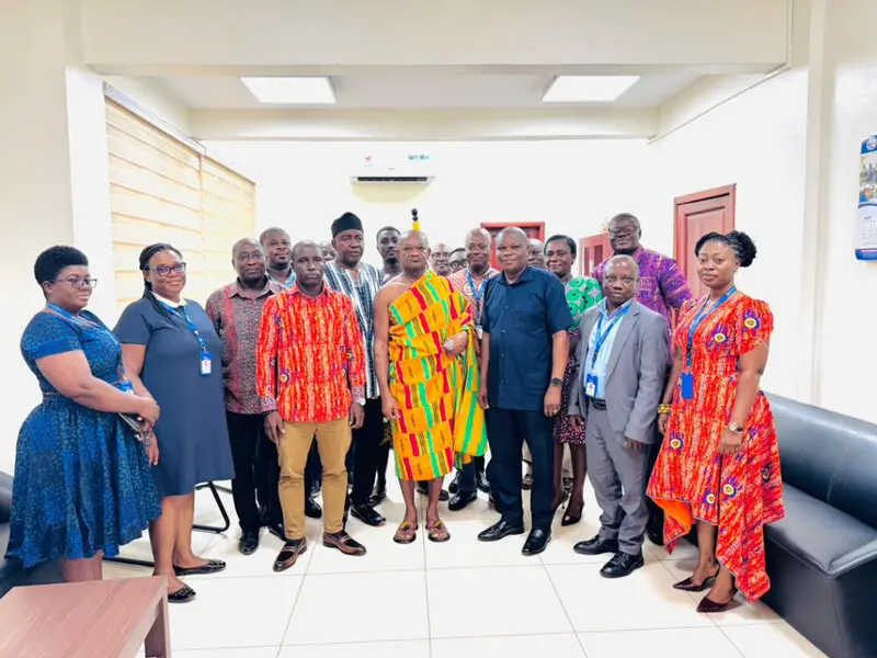 Nhyiaeso Chief pledges support to end encroachment on utility corridors in Greater Kumasi