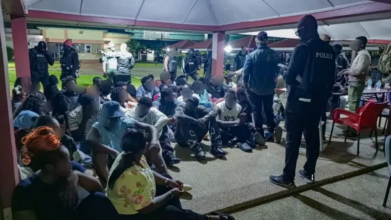 Police arrest 64 suspects, recover firearms in Achimota operation
