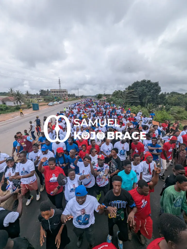 Thousands turn out for "Walk with Ahanta Pele" in Ahanta West