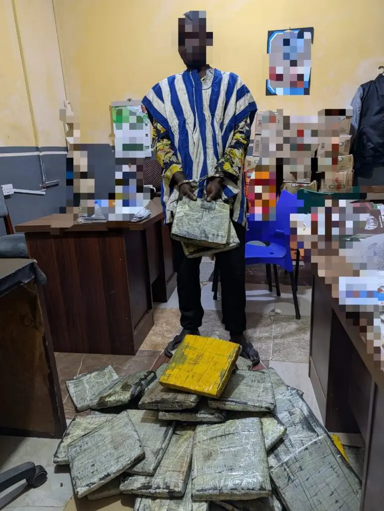Trader arrested with 37 slabs of suspected Indian Hemp in Tema