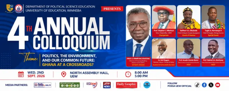 UEW holds Fourth Annual Colloquium on politics and Ghana's environmental future