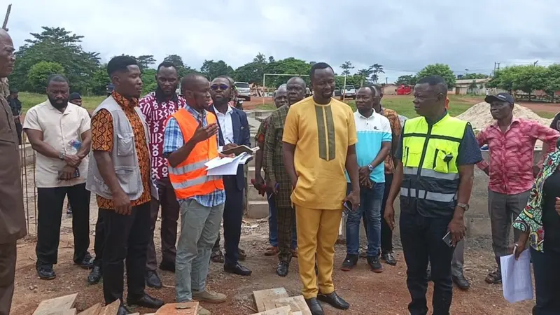Western North Regional Minister inspects Bia West projects