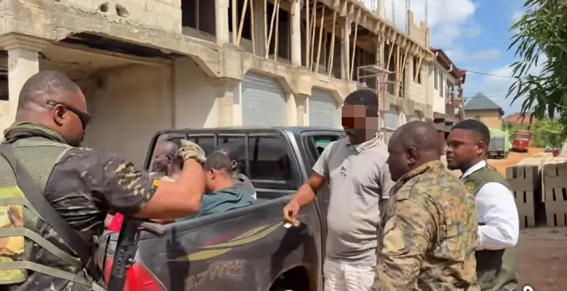 15 arrested, 6 trucks impounded over sandwinning activities on Kumasi-Accra Expressway